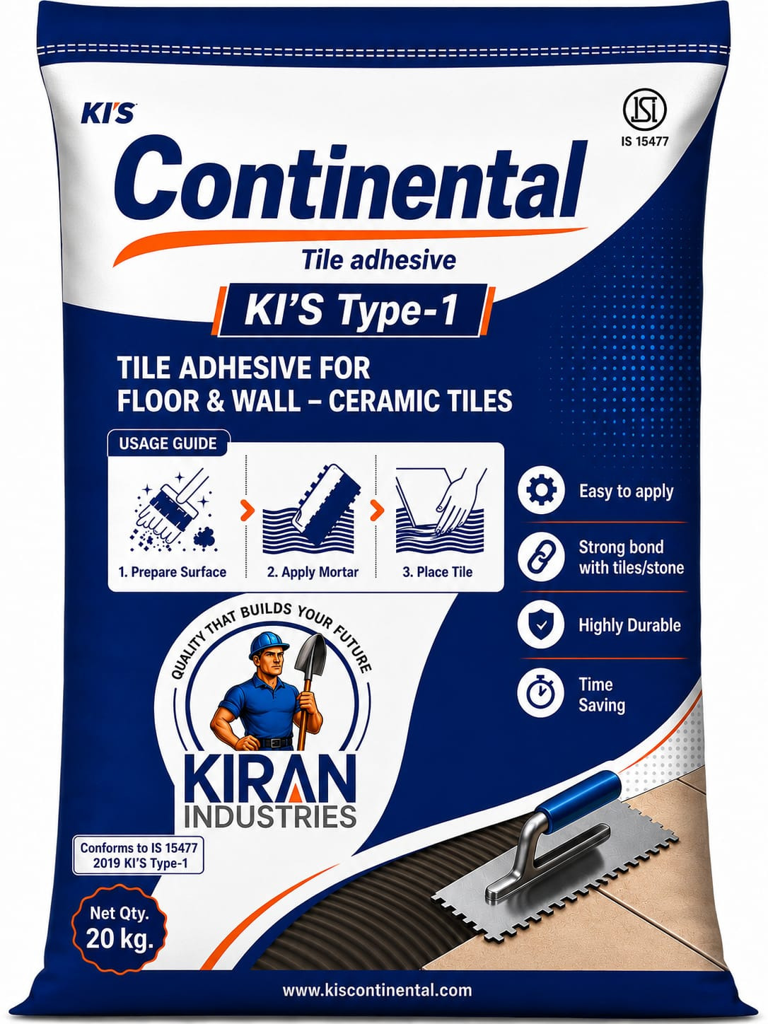 Continental Tile Adhesive Type 1